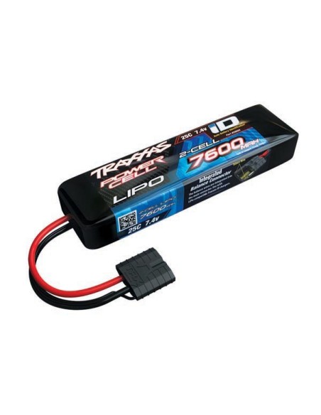 7600mAh 7.4v 2-Cell 25C LiPo ID Battery