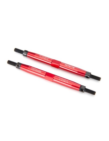 Toe links, Slayer Pro 4X4 (Tubes 7075-T6 aluminum, red) (2)