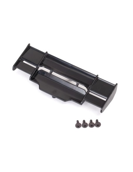 Wing, Rustler 4X4 (black)/ 3x8mm FCS (3)