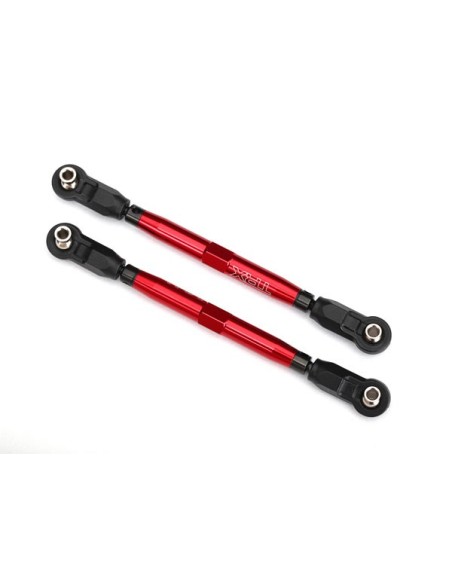 Toe links, front, UDR (TUBES red-anodized aluminum) (2)
