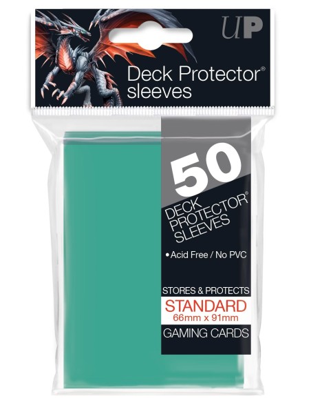Ultra Pro Solid Sleeves Standard (50) Aqua
