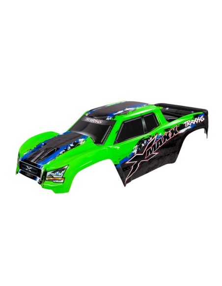 Body, X-Maxx®, green (painted, decals applied)