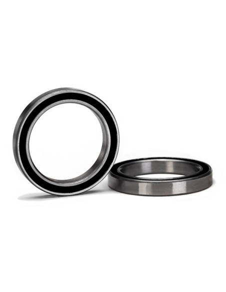 Ball bearing, black rubber sealed (20x27x4mm) (2)