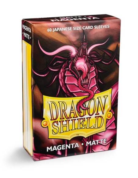 Dragon Shield Matte Small Sleeves - Magenta (60 Sleeves)