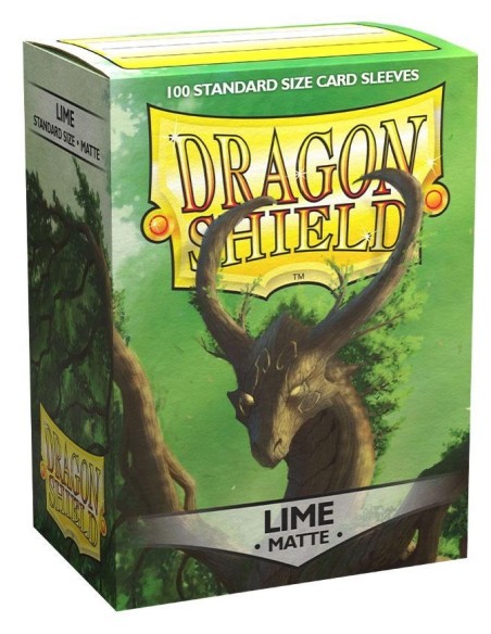 Dragon Shield Sleeves MATTE (100) Lime