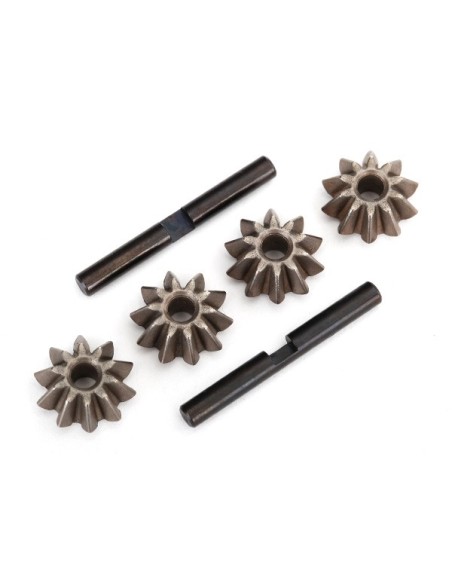 Gear set, differential (spider gears 4, spider gear shaft 2)