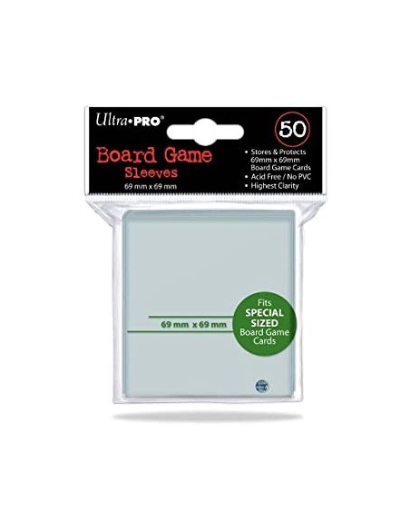 Ultra Pro Board Game Sleeves 69mm x 69mm (50)