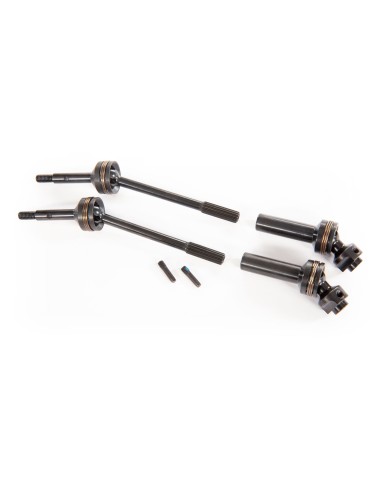 Driveshafts, front, steel-spline constant-velocity (complet)