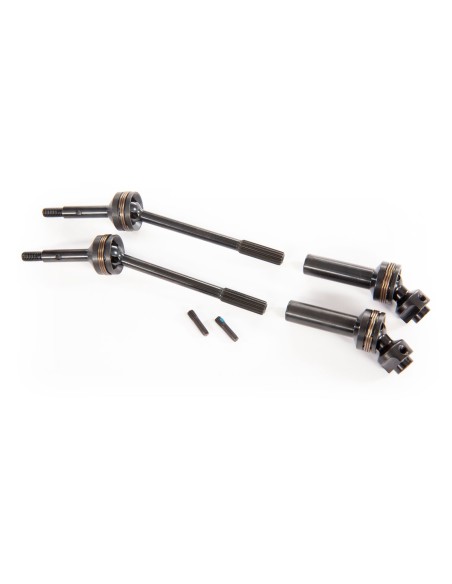Driveshafts, front, steel-spline constant-velocity (complet)