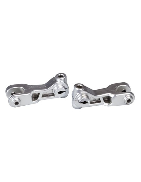 Sway bar arms, front (satin-plated)