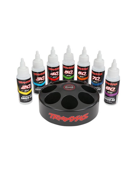 Shock Oil Set(20wt,30wt,40wt,50wt,60wt,70wt,80wt,Spin Rack)