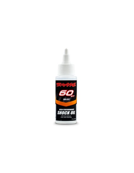 Oil, shock (60 wt, 700 cSt, 60cc) (silicone)