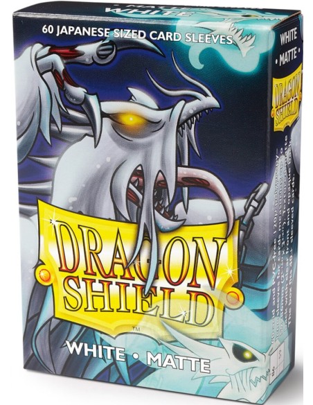 Dragon Shield Matte Small Sleeves - White (60 Sleeves)