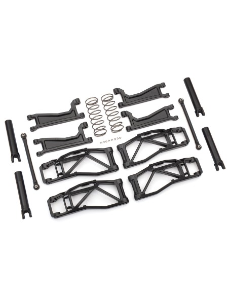 Suspension kit, WideMaxx, black w/ front rear suspension
