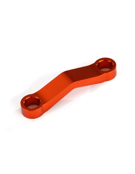 Drag link, machined 6061-T6 aluminum (orange-anodized)