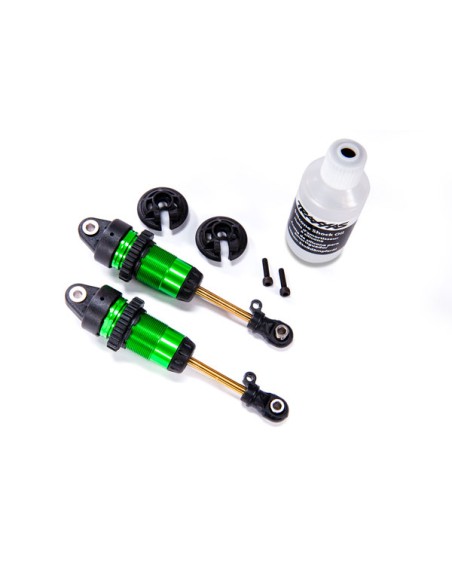 Shocks, GTR long green-anodized, PTFE-coated bodies with Ti)