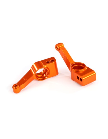 Carriers, stub axle (orange-anod, 6061-T6 alum, rear) (2)