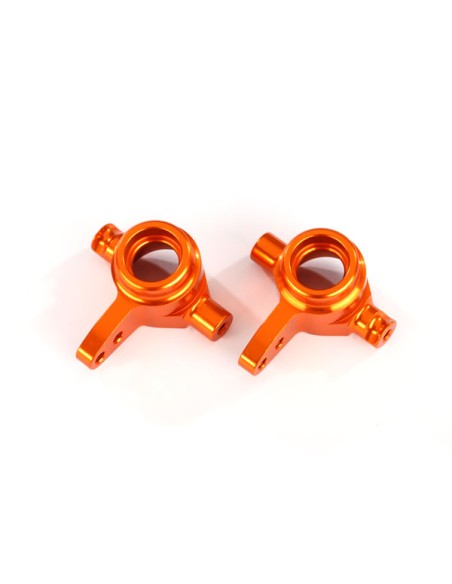 Steering blocks, 6061-T6 alum (orange-anod) Left-Right