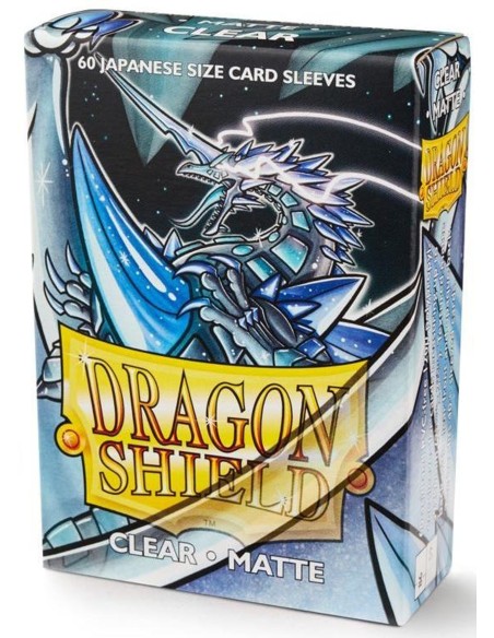 Dragon Shield Matte Small Sleeves - Clear (60 Sleeves)