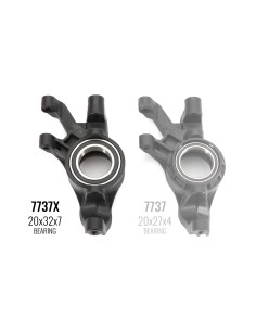 Steering blocks, left-right (require 20x32x7 ball bearings) 2