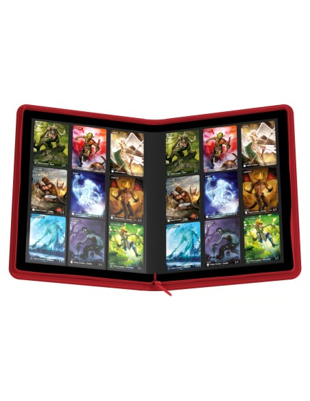 U.Guard Zipfolio 360 - 18-Pocket Xenoskin Red
