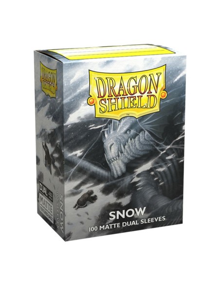 Dragon Shield Sleeves DUAL MATTE (100) SNOW