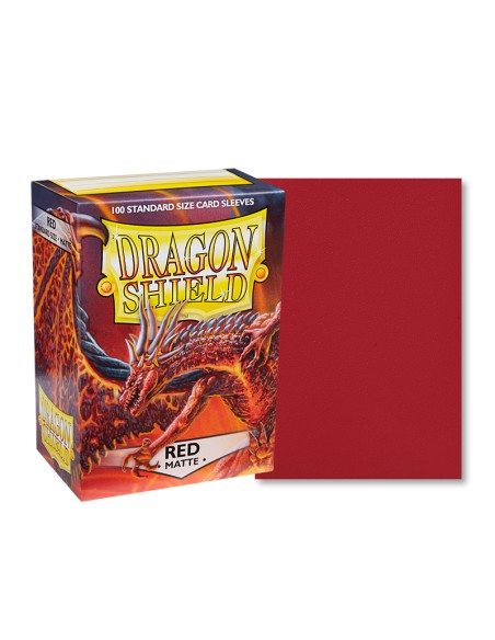 Dragon Shield Sleeves MATTE (100) Red