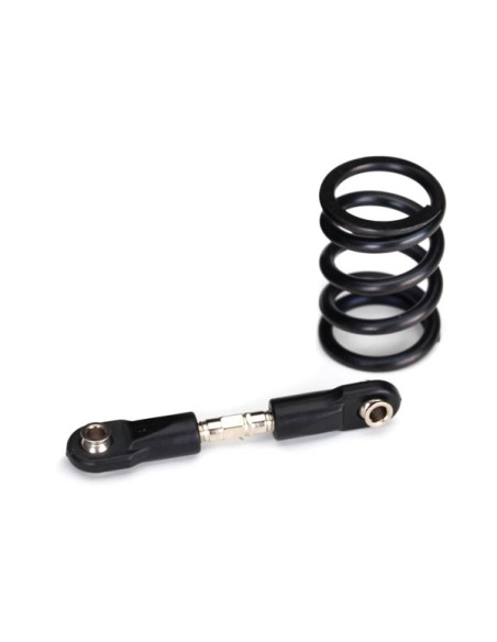 Steering link, steel/ servo saver spring, heavy duty