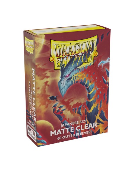 Dragon Shield Matte Small Clear Outer Sleeves Clear Cosmere