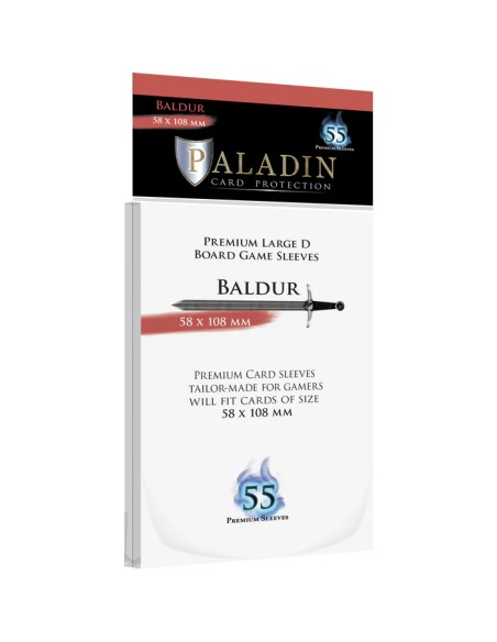 Paladin Sleeves Baldur Premium Large D 58x108mm