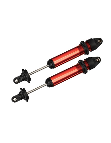 Shocks, GTX, ALUM (red-anod,fully assembled wo springs)