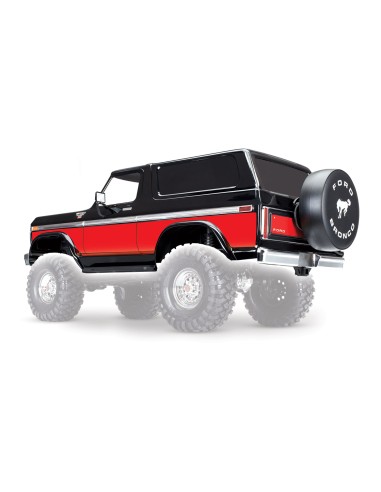 Body, Ford Bronco (1979), complete black w/ front & rear