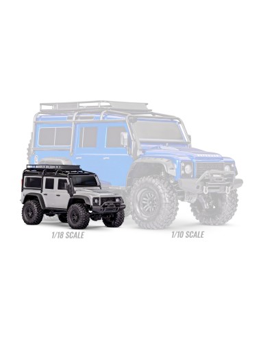TRX-4M 1/18 LAND ROVER DEFENDER 4WD Trail Silver