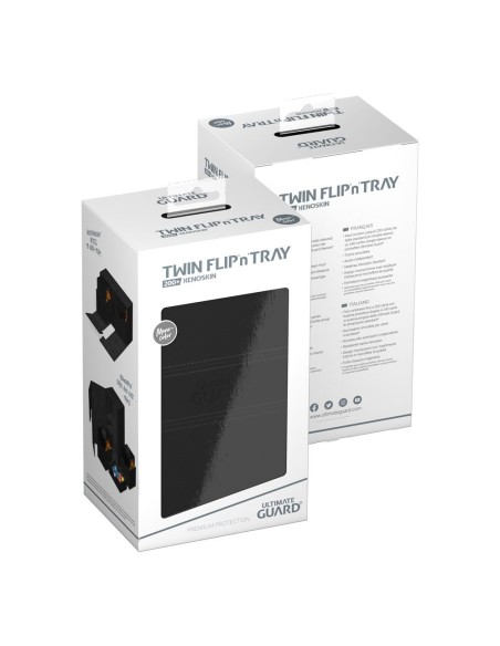 U.Guard Twin Flip n Tray 200+ XenoSkin Monocolor Black