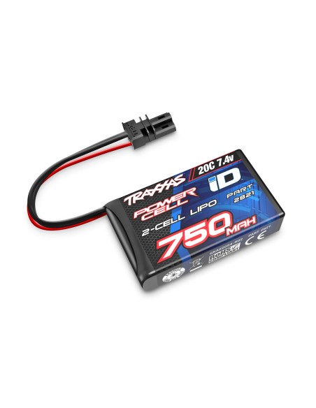 750mAh 7.4V 2-Cell 20C LiPo Battery