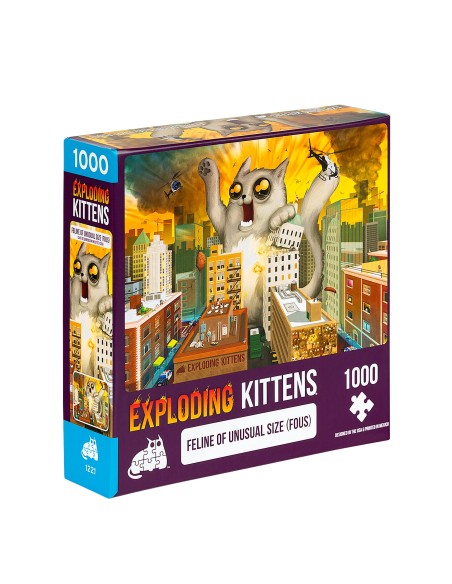 Exploding Kittens: PUZZLE FELINE OF UNUSUAL SIZE (1000)