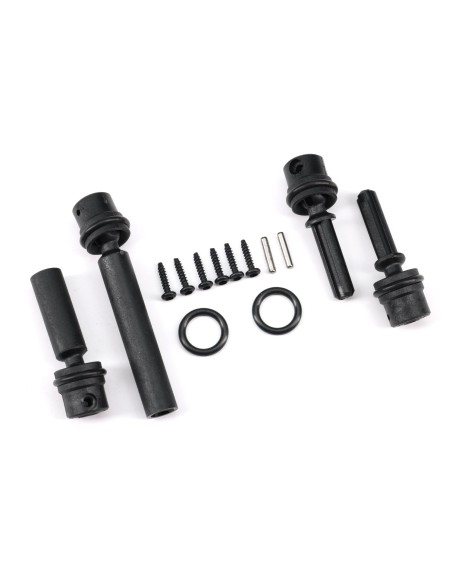 Driveshafts, center, assembled (front & rear)