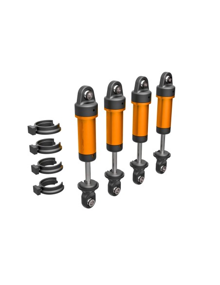 Shocks, GTM, 6061-T6 aluminum (orange-anodized)