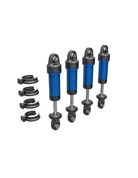 Shocks, GTM, 6061-T6 aluminum (blue-anodized)
