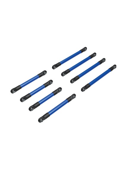 Suspension link set, 6061-T6 aluminum (blue-anodized)