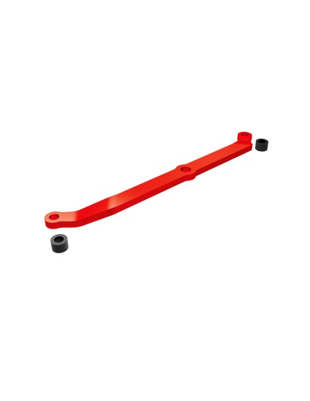 Steering link, 6061-T6 aluminum (red-anodized)