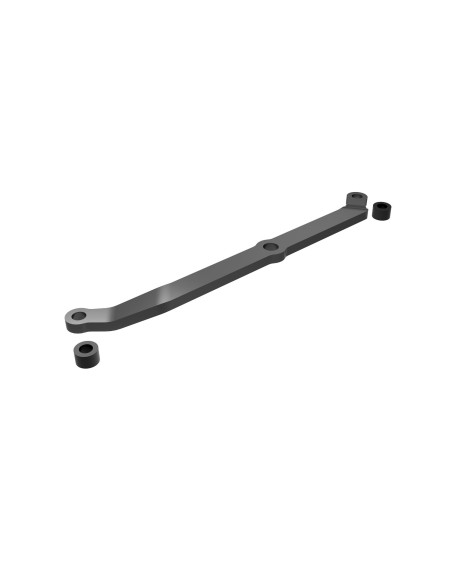 Steering link, 6061-T6 aluminum (dark titanium-anodized)