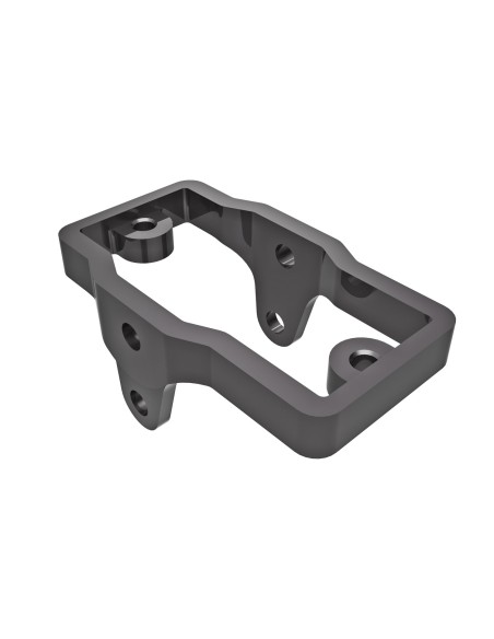 Servo mount, 6061-T6 aluminum (dark titanium-anodized)