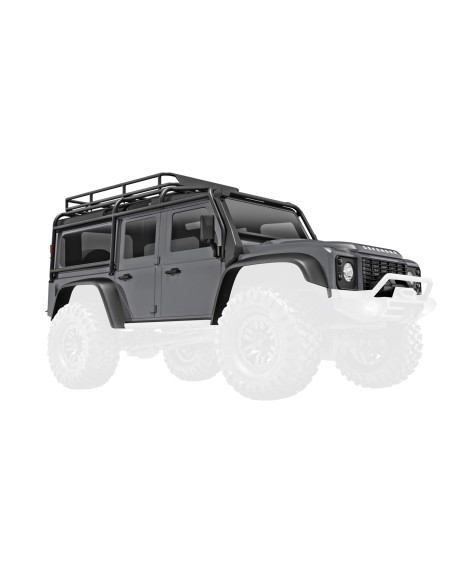 Body, Land Rover Defender, complete, silver