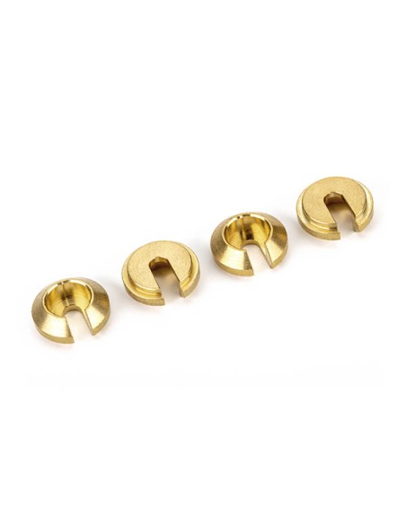 Lower retainer, shock, brass (1 gram each) (4)