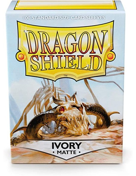 Dragon Shield Sleeves MATTE (100) Ivory