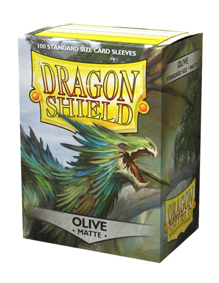 Dragon Shield Sleeves MATTE (100) Olive