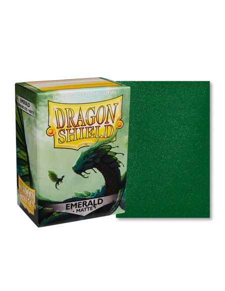 Dragon Shield Sleeves MATTE (100) Emerald