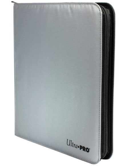 UP Zippered 12-Pocket PRO-Binder Silver