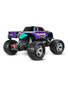 Stampede XL-5 1/10 Scale, 2WD RTR w/LED Purple 2